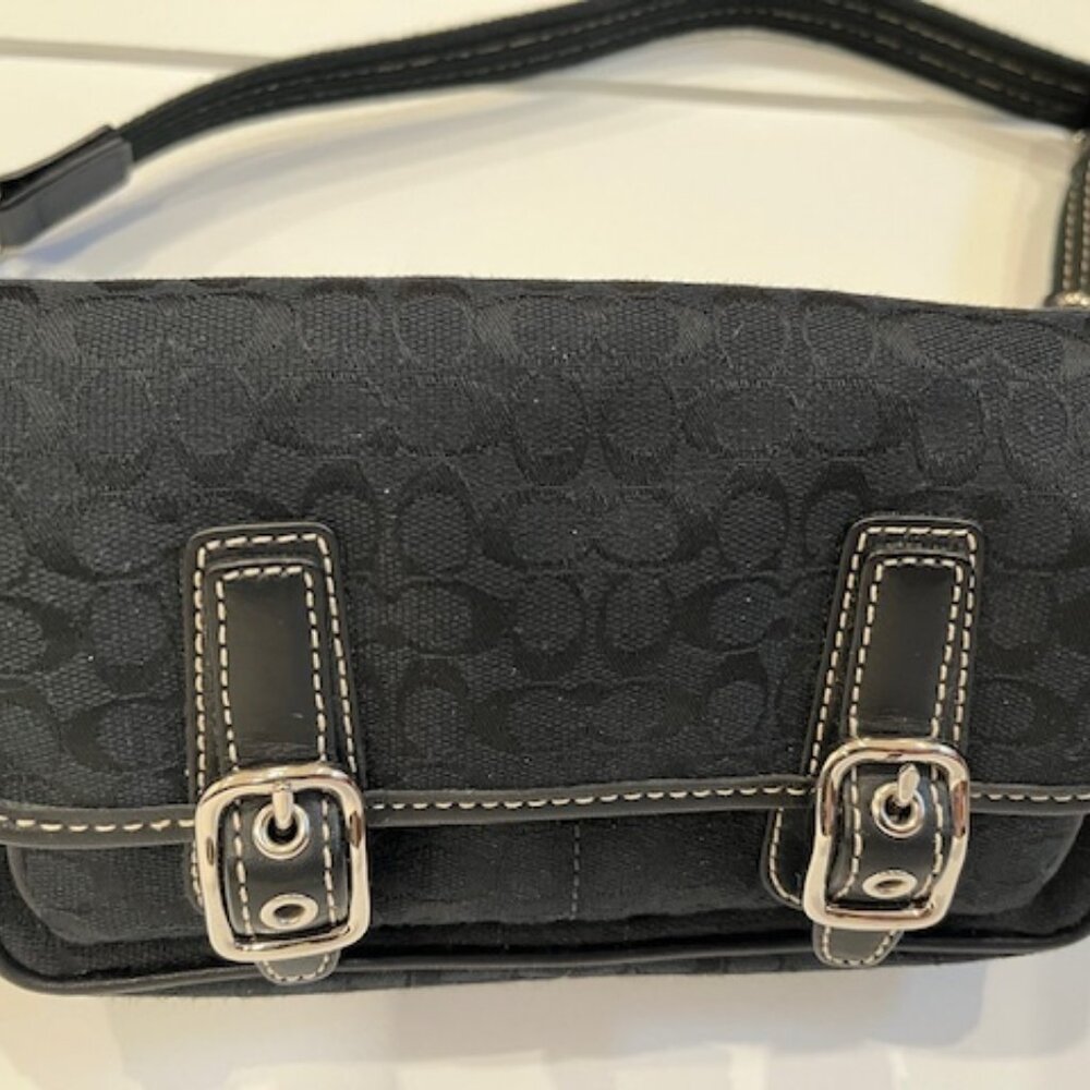 Coach Black Waist Bag Like New Gently used only one time!